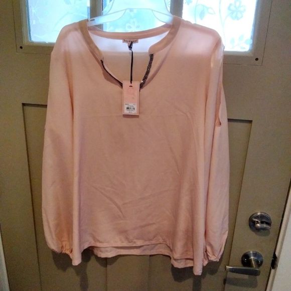 NWT Juicy Couture Pink Cold Shoulder Blouse - Picture 1 of 6